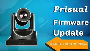 Prisual PTZ Camera Firmware upgrade tutorial