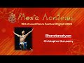 Christopher gurusamy  dance at the music academy 2022