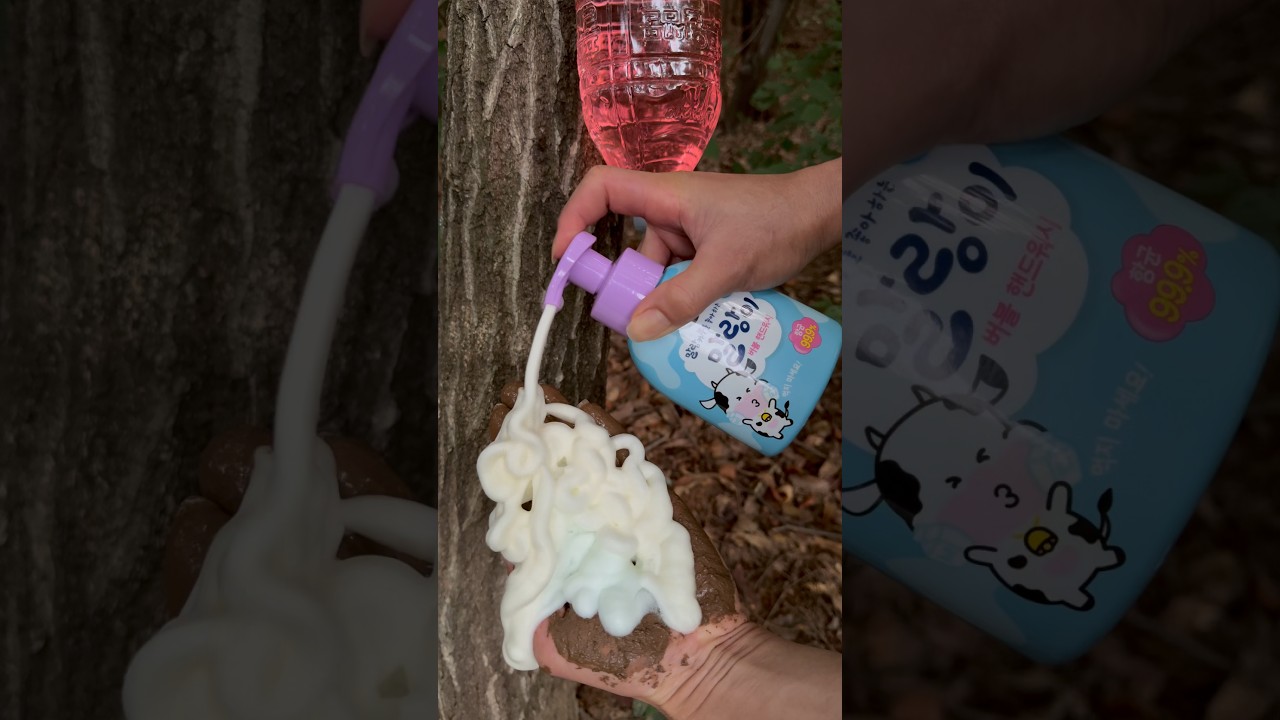 ⁣Survival Skills SIMPLE and USEFUL save SOAP & Water in forest #camping #outdoors #survival#skill