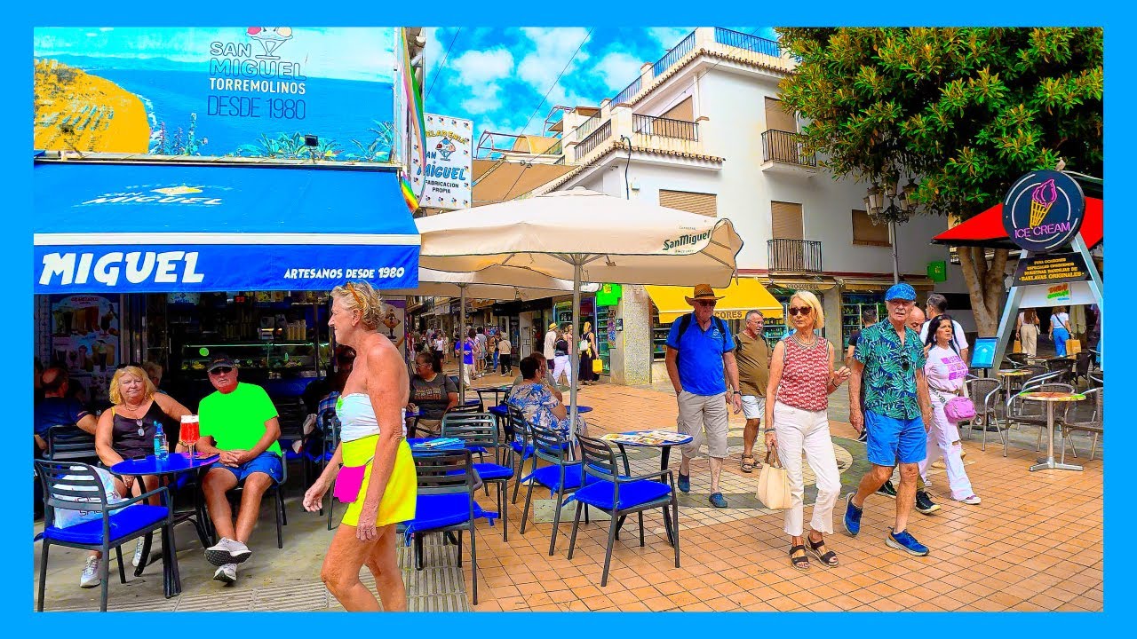 Torremolinos Spain 4K | Beautiful Autumn Day in Malaga | Promenade & Old Town Walking Tour 2025