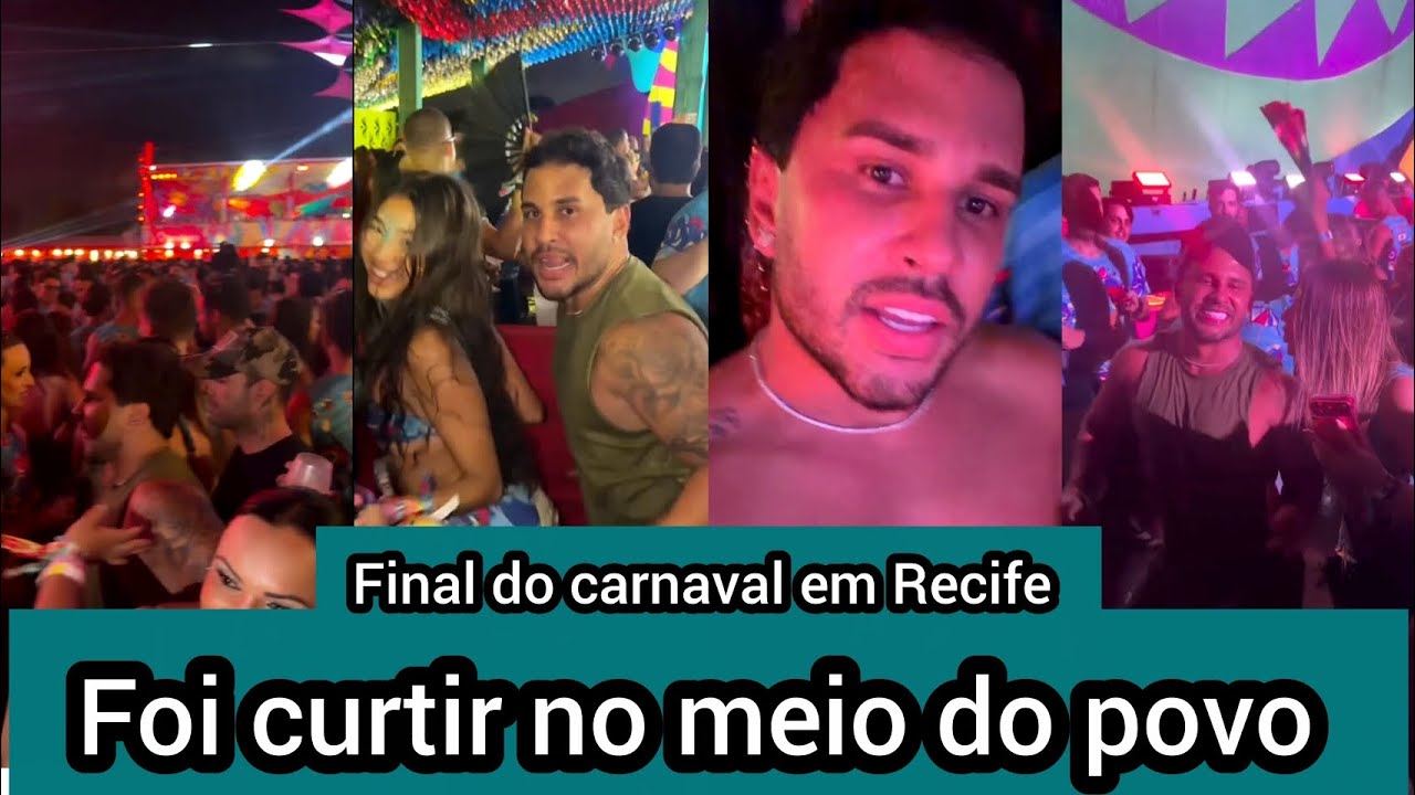 Lucas Guimarães desce do camarote pra curtir na pista no meio do povão junto com os seguidores 