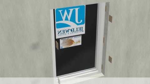 JELD-WEN Flush Fin or Windowmaster EZ Frame Vinyl Window Installation
