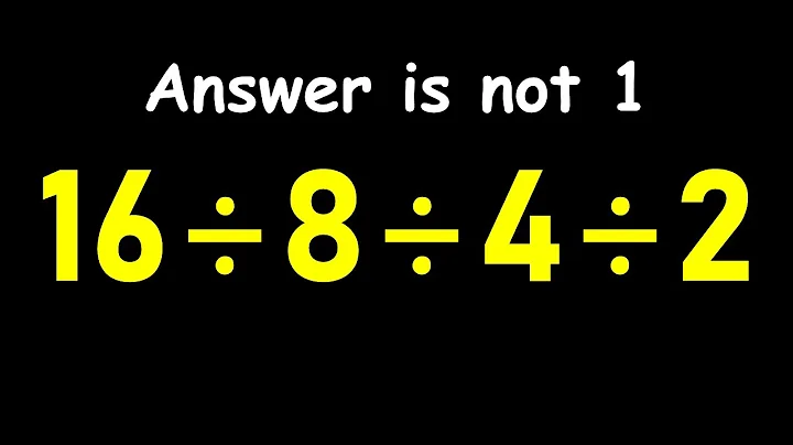 Most People Get This Math Question Wrong!