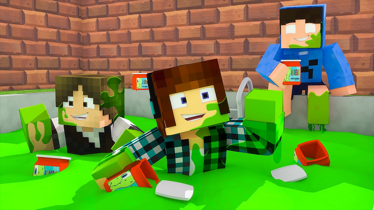 Minecraft: PISCINA DE AMOEBA !! - Casa Dos Youtubers #13 youtubers saw game 2