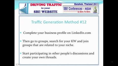 Using LinkedIn for Targeted Website Traffic