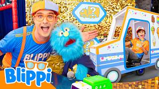 blippi s name that truck game show challenges