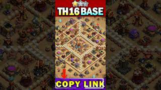 *UPDATED* TOWN HALL 16 Th16 WAR BASE With Link | TH16 LEGEND Base With Link | Clash of clans
