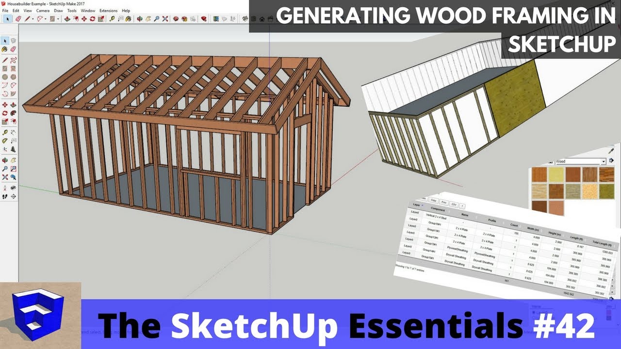 free wood framing building software downloads