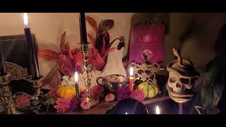 Samhain 2022 Altar Tour | Halloween | Early Altar Tour | Wiccan Altar | Sabbat Altar