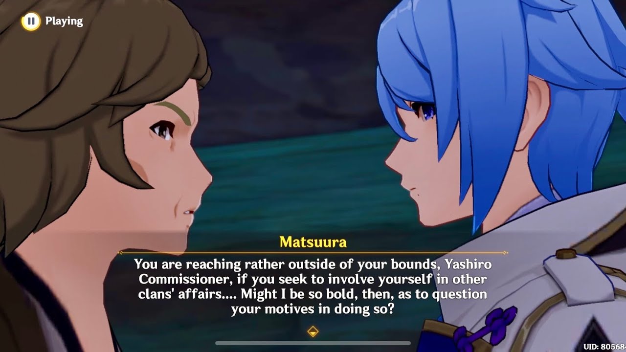 Kamisato Ayato Vs Matsuura- Kamisato Ayato Story Quest: Act I