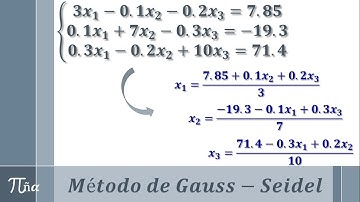 Método de Gauss-Seidel (ejemplo 1)