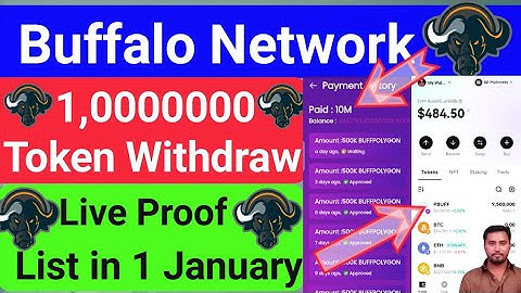buffalo network buffalo network withdrawal buffalo network 1 Crore token withdraw in betget wallet