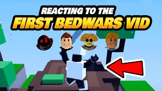 Reacting to the first Roblox BedWars video