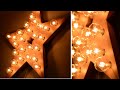 DIY cветильник звезда  / Звезда из лампочек своими руками
