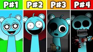Incredibox Sprunki ALL BLUE (SKY) in Different Mods