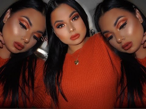 ๐Pumpkin spice look |morphe 35O2 palette ๐