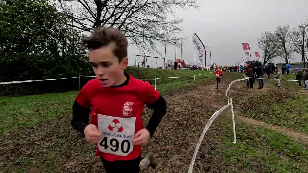 Championnat de vendée de cross country course Benjamins Garçons et minimes filles