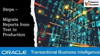 How to Move Oracle Business Intelligence Report to a Different Environment