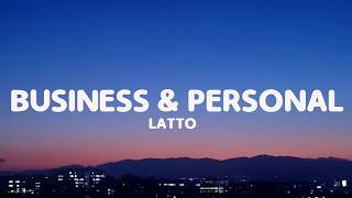 Latto - Business & Personal (Lyrics)