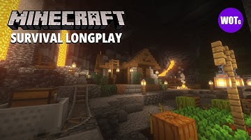 Minecraft 1.18 Longplay - Cavern Base - Survival (No Commentary)