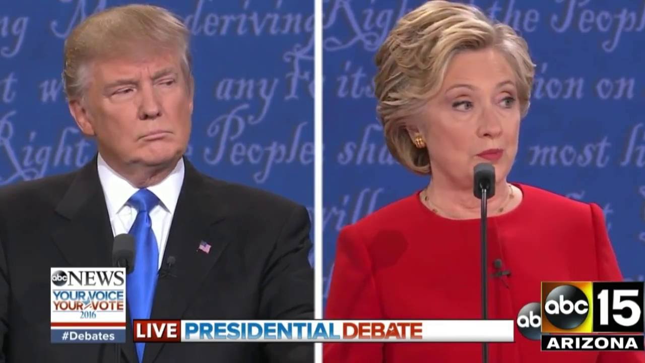 Fiery Presidential Debate || Donald Trump vs Hillary Clinton - YouTube