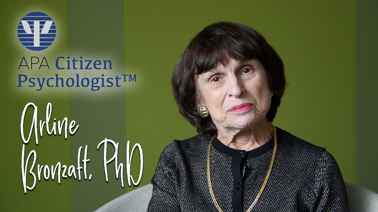 APA Citizen Psychologist™ Arline Bronzaft, PhD YouTube