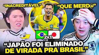 JAPANESE FANS FURIOUS OVER JAPAN'S ELIMINATION BY BRAZIL IN THE WORLD CUP