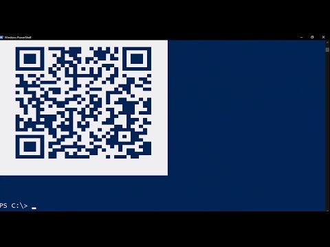 Powershell Generate QR Code