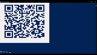 Powershell Generate QR Code