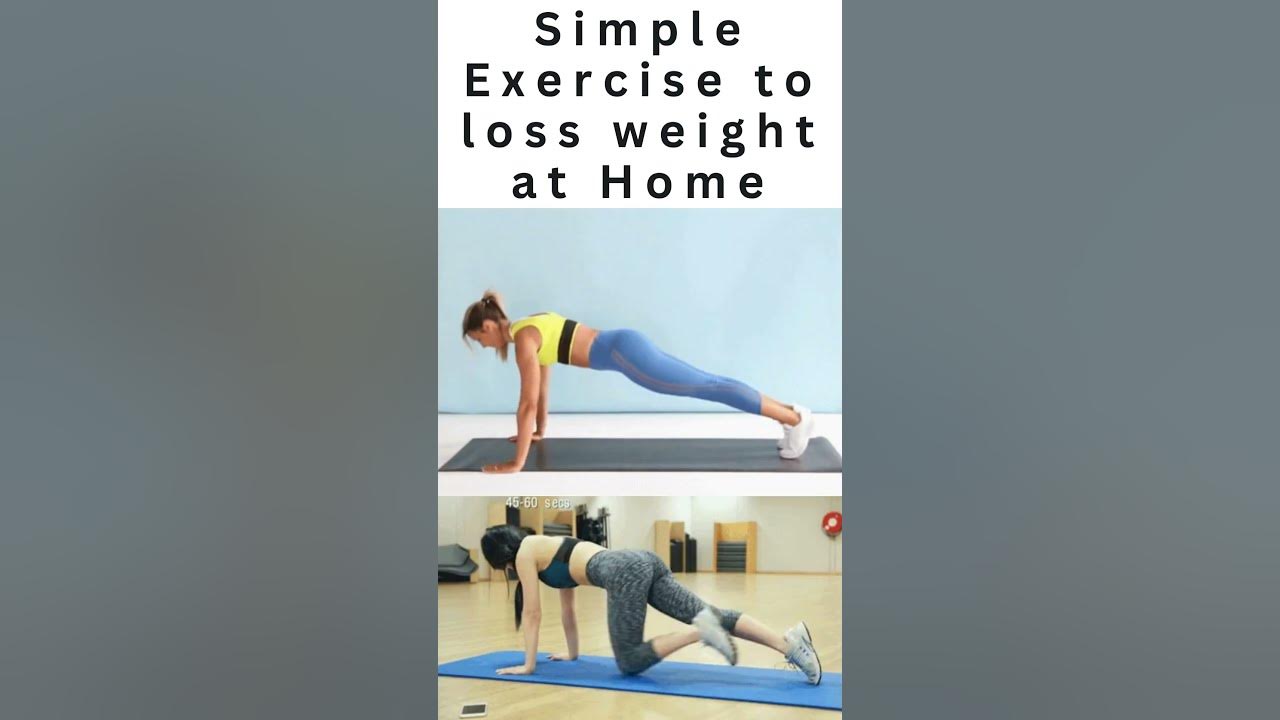 Simple Exercise to lose weight at Home No Equipment/Quick weight loss