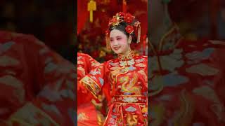 China Traditional Fan Dance 🔥 12 Beautiful Girls Red Costume Chinese Culture Must Watch!!