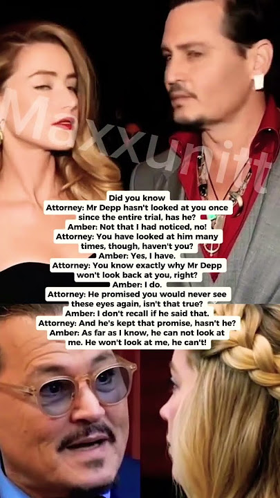 ‼️Johnny Depp DISGUSTED! Look at Amber Heard😭 #johnnydepp #maxxunitt