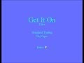 Get it on  easy guitar chords and lyrics