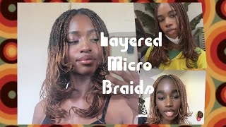 Layered Micro Braids Tutorial (Beginner Friendly)