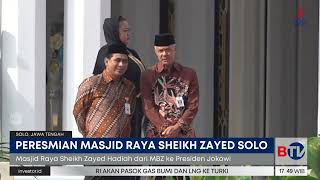Presiden Jokowi Resmikan Masjid Raya Sheikh Zayed Solo
