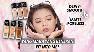 MAYBELLINE Fit Me DEWY + SMOOTH FOUNDATION | First Impression Review