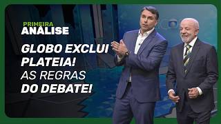 TV GLOBO debate features Lula and Flávio Bolsonaro, but with no audience and new rules