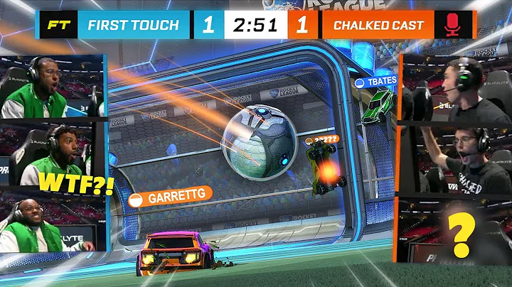 The Funniest Match In Rocket League! First Touch Vs Chalked Cast Best Moments!