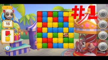 Talking Tom Fun Fair IOS-Android-Review-Gameplay-Walkthrough-Part #1