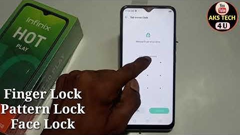 How to Setup Fingerprint Lock, Pattern Lock In Infinix Hot 10 Play | Finger Lock कैसे लगायें