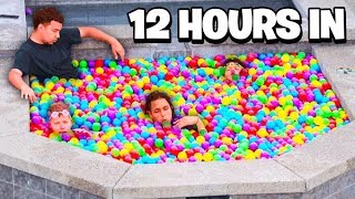 LAST TO LEAVE BALL PIT HOT TUB WINS IPHONE 11 PRO MAX - CHALLENGE!