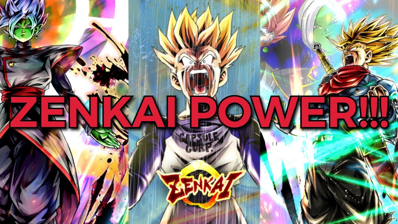 Dragon Ball Legends Zenkai Trunks (Youth) And Future Team Showcase!! YouTube