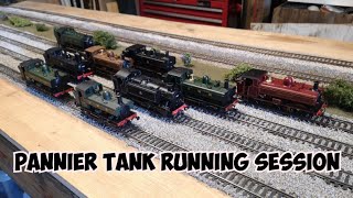 Pannier Tank Running Session on The Layout