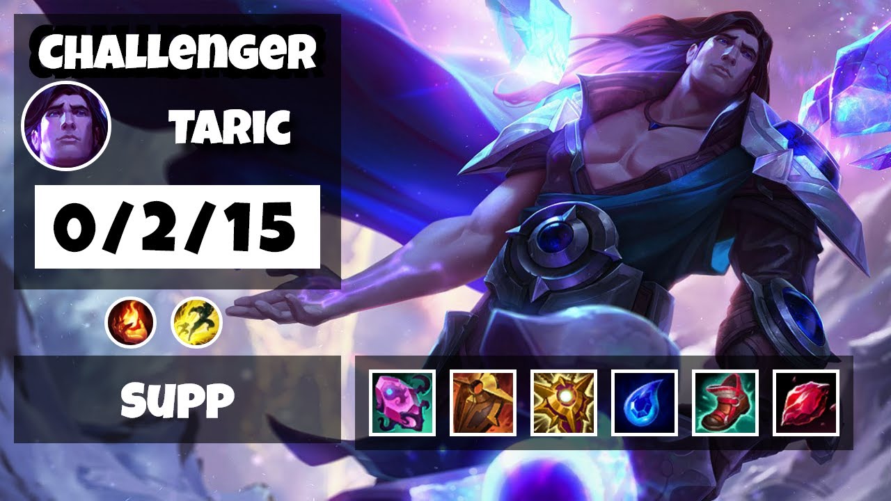 Taric EU Challenger SUPPORT (0/2/15) - v11.12 - YouTube