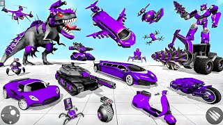 Super Police Limousine Robot Transform Game 2027 Flying Car - Android Gameplay screenshot 1