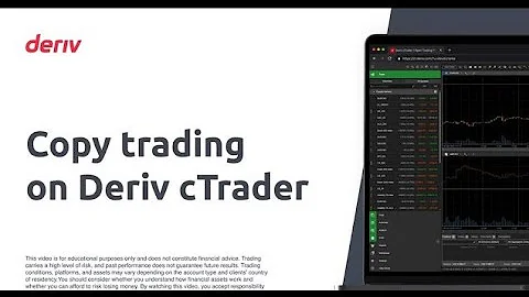 DERIV || HOW TO CREATE A COPY TRADING ACCOUNT