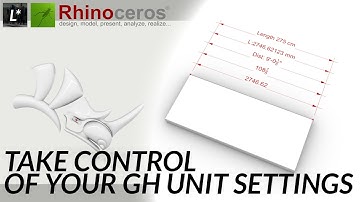 Annotation Units Settings - Component explained - With examples - Grasshopper 1 - Rhino 8