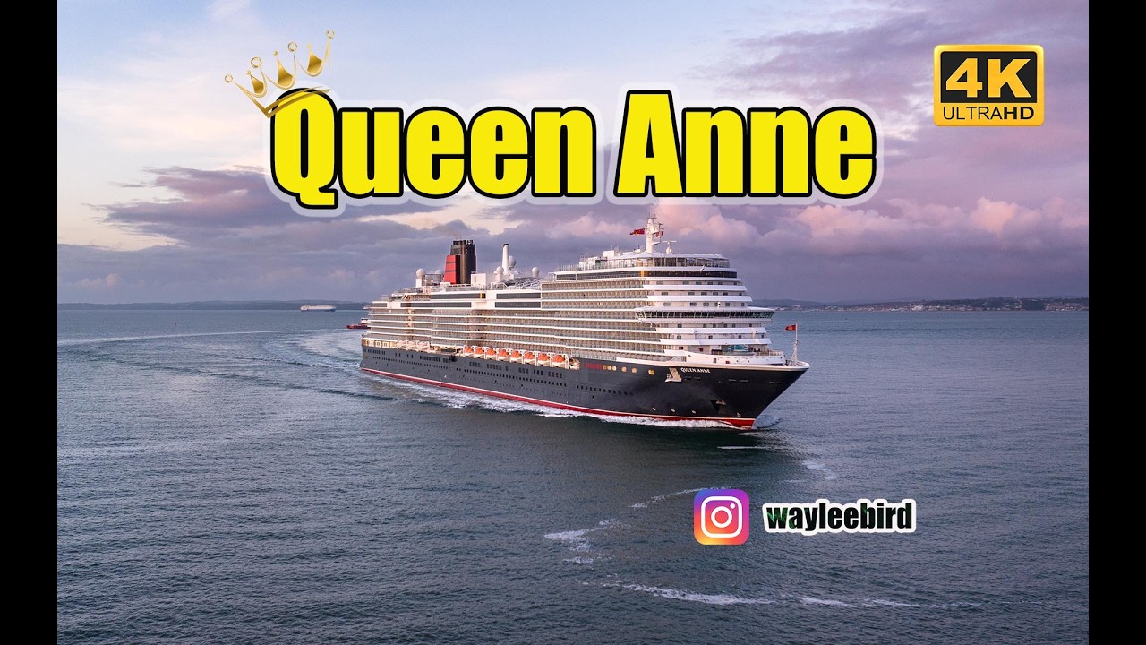 Cunard Queen Anne Cruise Ship Drone Footage 2025/2026