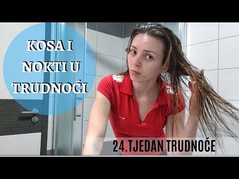 24.TJEDAN TRUDNOĆE 👶 - KOSA I NOKTI U TRUDNOĆI - TJEDNI VLOG