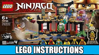 LEGO 71735 Instructions – Tournament of Elements LEGO Ninjago screenshot 3